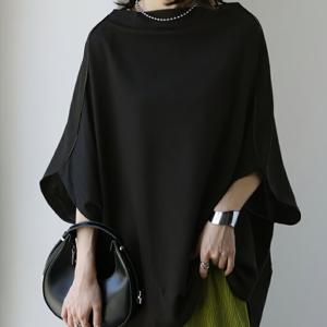 [휴드] 라덴 라운드 가오리핏 7부 티셔츠 2color_240819_HY03