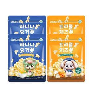 [루솔]바나나 요거퐁&트리플 치즈퐁 4팩