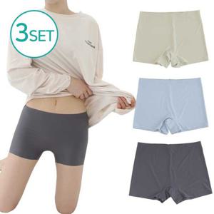 노라인 슬림 네모네모팬티 모노 3매 세트 M L XL 사각 네모 팬티 드로즈 여성용 누디 속옷 심리스 트렁크