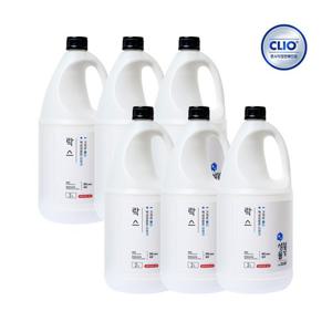 [크리오] 생활물가 락스 2L x6개