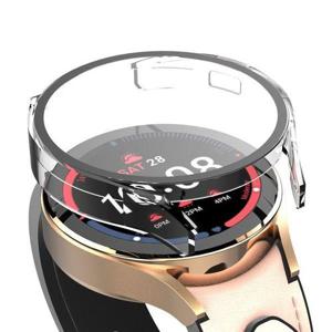 [로랜텍]갤럭시워치4케이스 풀커버 액정보호 강화유리 40mm
