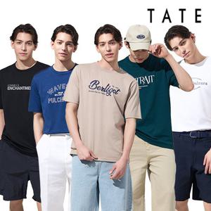 [TATE] 테이트 25SS 남성 썸머 에센셜 코튼 크레오라 아트웍 티 컬렉션 5종