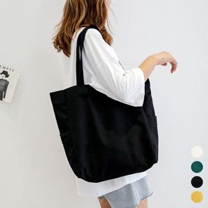 여성가방 빅사이즈 캔버스 에코백 데일리 쇼퍼백 캐주얼 숄더백