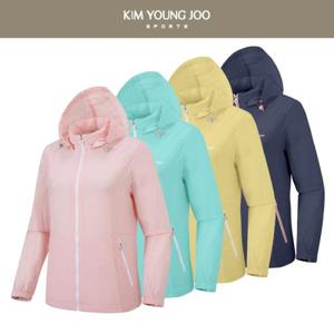 [김영주 골프][봄여름용]김영주스포츠 여성 스판 바막막이 점퍼 WJ306