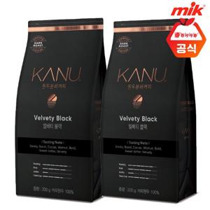 맥심 카누 원두 분쇄커피 벨베티블랙 200g x 2개
