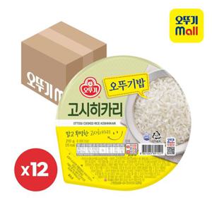 [오뚜기] 오뚜기밥 고시히카리 210g 12개