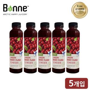 본네 핀란드 링곤베리 퓨레 주스 460g 5개입 (소비기한 25/08/29)