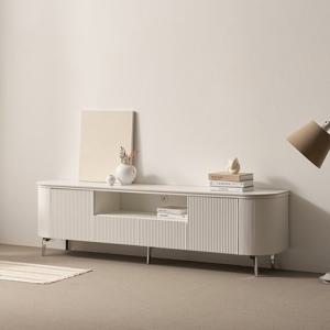 보루네오 마르체 카밀 템바보드 세라믹 서랍형 높은 거실장 2000 BCM658