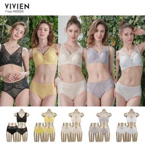 [비비안]비비안 프리모션 노와이어 풀커버 컴포트 여성속옷세트 15종 5+5+5
