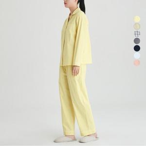 [JAJU/자주] 남/여 코튼 스트레치 10부 파자마 세트 12종택1