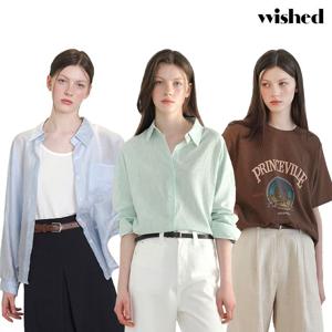 [위시드] 25S/S 미리 준비하는 여름 NEW 데일리룩 ITEM~ 티셔츠/가디건/블라우스