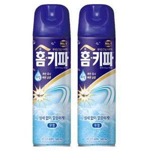 1+1 홈키파 수성 에어졸 무향 500ml 살충제 모기약 파리 퇴치약