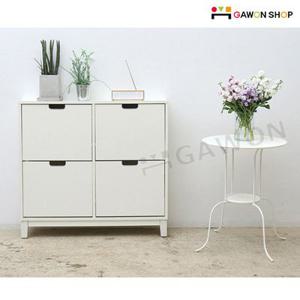 이케아 STALL 4칸 신발장 (벽고정나사포함)/콘솔/다용도수납장