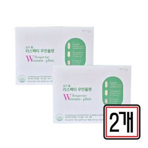 안국건강 삶의 질 리스펙타 우먼플랜 30포 x 2개 중년 시니어 노인 여자 남자 장건강 도움 프로바이오틱스