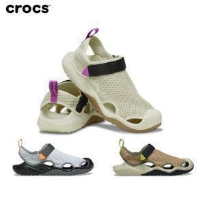 크록스 CROCS 25SS 스위프트 워터 메쉬 클로그 물놀이 샌들