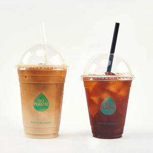 친환경 옥수수전분 PLA 일회용 아이스컵 14온스 427mL 100개