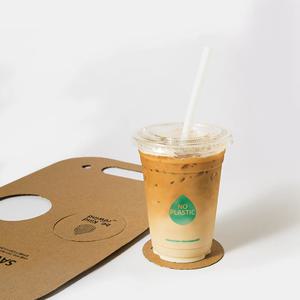 생분해되는 옥수수전분 PLA 친환경 일회용 아이스컵 14온스 427mL 100개