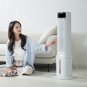 한경희 이동식 에어쿨러 가정용 물통분리 세척 9L 리모컨 전자식 타워형 냉풍기 L1000