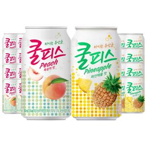 쿨피스 350MLx18캔 음료수 탄산음료 매운음식