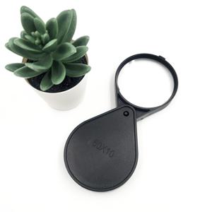 접는 휴대형 확대경 돋보기 노인 접이식 독서 용 손잡이 확대기