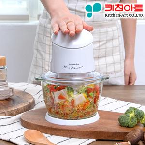 키친아트 야채 다지기 마늘 가는기계 이유식 고기 양파 채소 전동 다짐기 차퍼