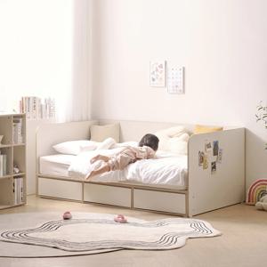 도담 키즈 안전가드 데이베드 수납 서랍 침대 SS (독립매트포함)