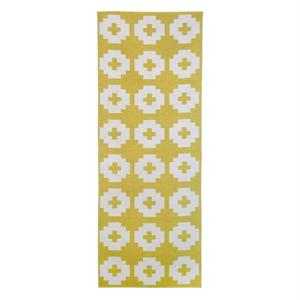 [해외] 플라워 러그 sun (yellow) 70x100 cm