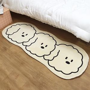 발매트 현관 주방 욕실 화장실 감성 매트 강아지 모찌 비숑 2size