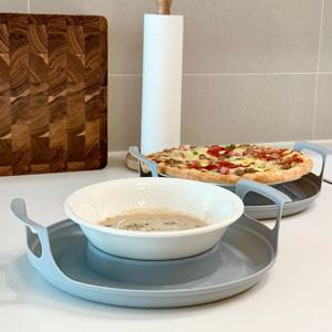 전자레인지 냄비받침 트레이 쟁반