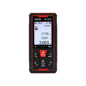 신콘 디지털 레이저 거리 길이 측정기 줄자 실사뷰측정 SD-100C