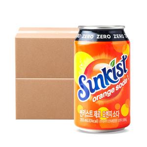 썬키스트 제로 오렌지 소다 355ml*48캔