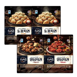 Fryday 치퀸 허니버터 320g*2개+마늘간장 380g*1개+매콤달콤 380g*1개