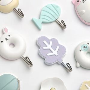 접착식 후크 벽에붙이는 고리 주방 욕실 현관문걸이
