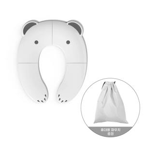 베어 휴대용 접이식 유아변기커버+파우치증정
