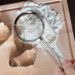 국산 올스텐 거품 거름망 뜰채 고운 밀가루체 2size