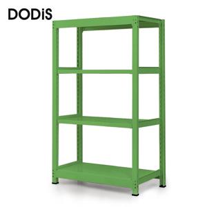 중량랙 그린 4단 철제선반 조립식 앵글 무볼트 창고 선반 300kg 12009001800