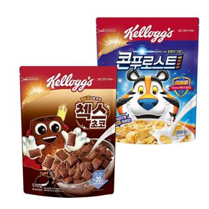 콘푸로스트 600g*1개 + 오곡 첵스초코 570g*1개