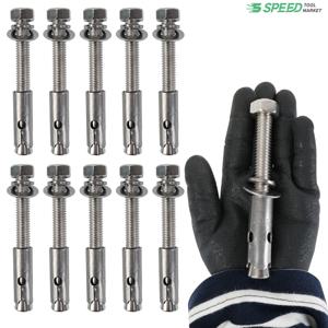 1/2 스텐 셋트앙카볼트 12mm 길이 125mm 10개 세트 앙카