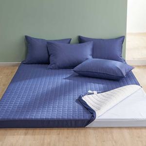 라텍스 메모리폼 매트리스 토퍼 국산 누빔 커버 Q