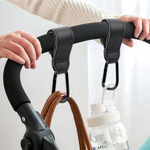 레더 카라비너 유모차고리 가방걸이 후크 1P+1P