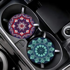 차량용 컵코스터 세라믹흡수석 물흡수 논슬립 컵받침