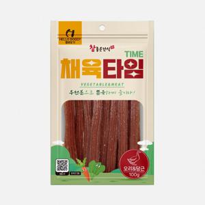 채육타임 100g 오리당근