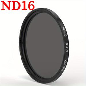 TEMU 캐논, 소니, 니콘 카메라 렌즈용 나이트X ND 필터 ND2, ND4, ND8, ND16, 49MM, 52MM, 55MM, 58MM, 67MM, 77MM