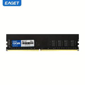 TEMU EAGET 8GB/16GB 3200MHz UDIMM DDR4 RAM, 1.2V 고속 저장 모듈, 데스크톱 컴퓨터용, 성능 업그레이드, 데스크톱 컴퓨터 구성품 | 세련된 블랙 | 세련된 블랙 메모, EAGET