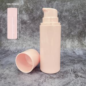 TEMU 리필 가능한 핑크 진공 여행용 병 - 로션, 크림 등을 위한 펌프 디스펜서 - PVC 프리 화장품 용기, 야외, 일광욕, 캠핑용