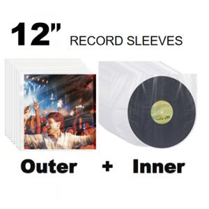 TEMU 20개의 비닐 레코드 보호 슬리브 세트, 비닐 레코드용 10개의 내부 슬리브와 10개의 외부 앨범 커버 포함 - 전원이 필요하지 않은 정전기 방지 비닐 레코드 슬리브, 비닐 레코드 보호를 위해 설계됨.