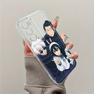 TEMU Oppo A3 A3 Pro A3X A16 A17K A38 A40 A55 A57 A57S A58 A60 만화 투명 방탄 풀 커버 A76 A77S A78 A79 A80 5G A95 A98 레노 5 8T 개성 있는 프로 12F 간단한 패션 충격 방지 소프트 쉘 보호 케이스