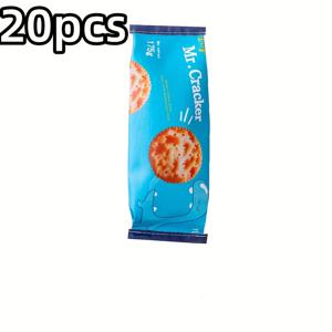 TEMU 20pcs 만화 펜 케이스 스낵 팝콘 칩 크리에이티브 스토리지 가방 펜 케이스 펜 가방 문구 선물