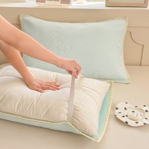 TEMU 1pc 19x31 인치 탄성 고정 안티 슬립 쿨 쿨링 베개 프로텍터, 소형 신선한 스타일 베개 커버, 성인 베개, 남성과 여성에게 선물, 가족에게 선물, 쉽게 떨어지지 않음, 호텔, 미용실, 여행, 야외 캠핑에 적합