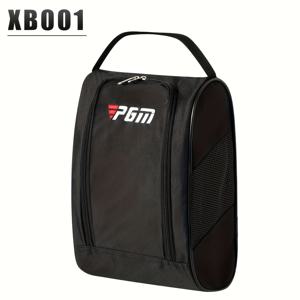 TEMU 1개 PGM 휴대용 미니 골프 신발 가방 - 통기성 나일론 소재 및 메쉬 벤틸레이션, 인체공학적 디자인과 튼튼한 지퍼가 있는 골프화 및 액세서리 보관함 (블랙)|골프화